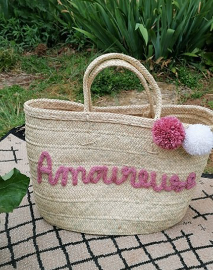 panier personnalisable amoureuse