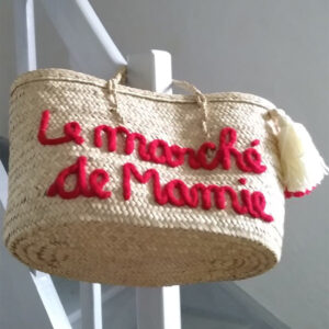 Sac panier Lyon panier mamie personnalisation