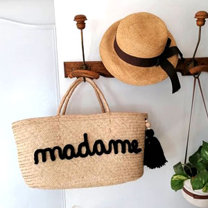 Sac cabas panier Madame