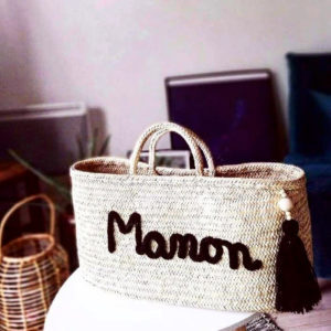 Sac panier Lyon panier personnalisé prénom