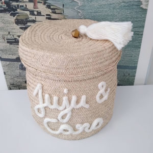 Sac panier Lyon panière avec couvercle - cadeau mariage