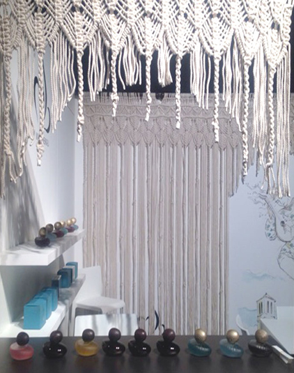 Concept store Lyon macramé stand Milan