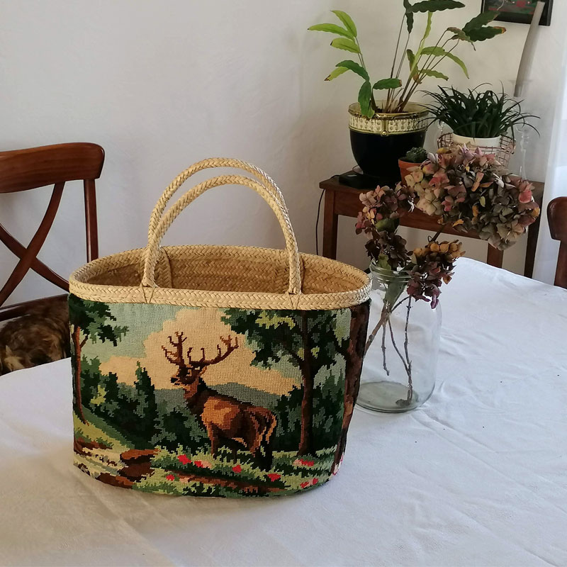 Sac panier cerf