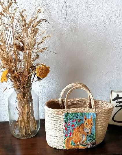 Sac panier enfant lyon écureuil