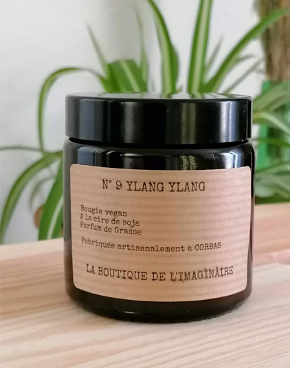 Bougie ylang ylang bio