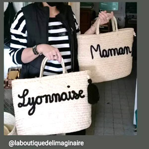 Sac panier Lyon paniers personnalisés lyonnaise