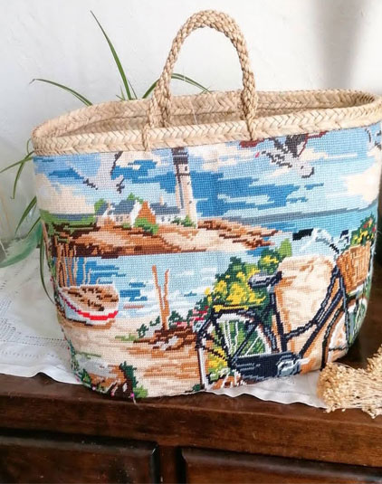 Sac panier Lyon phare bord de mer