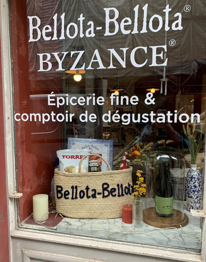 Sac panier en vitrine au comptoir Bellota Bellota