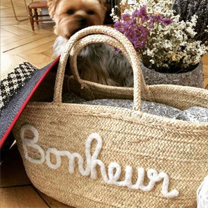 Sac panier Lyon tressé bonheur