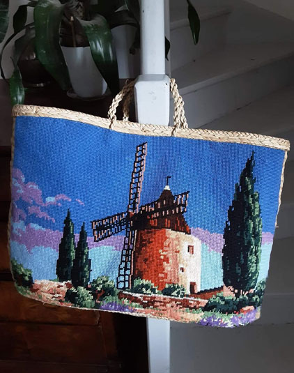 Sac panier Lyon canevas moulin