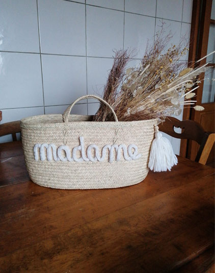 Sac panier Lyon Madame commerce équitable